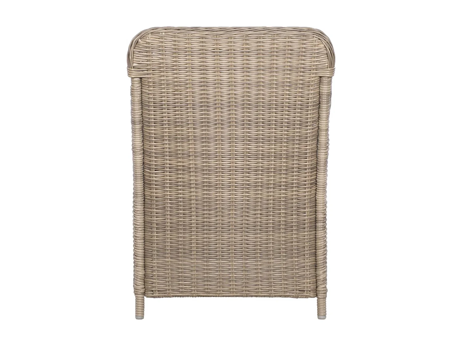 Ensemble de salle à manger de jardin 3 pcs Marron 10