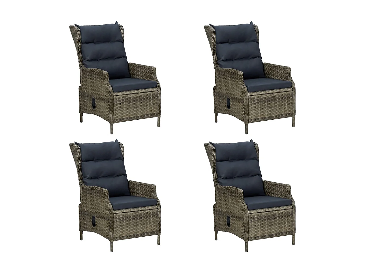 Ensemble de salle à manger de jardin 5 pcs Marron 29