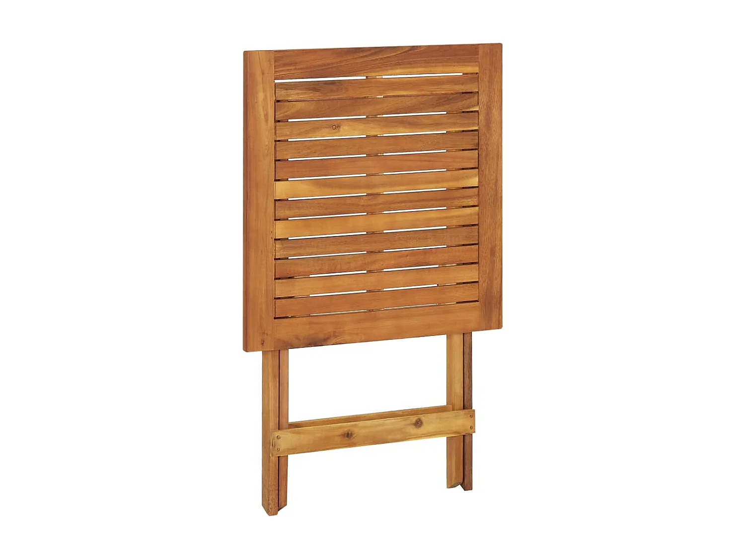 Mobilier à dîner de jardin pliable 3 pcs Bois d'acacia solide 7