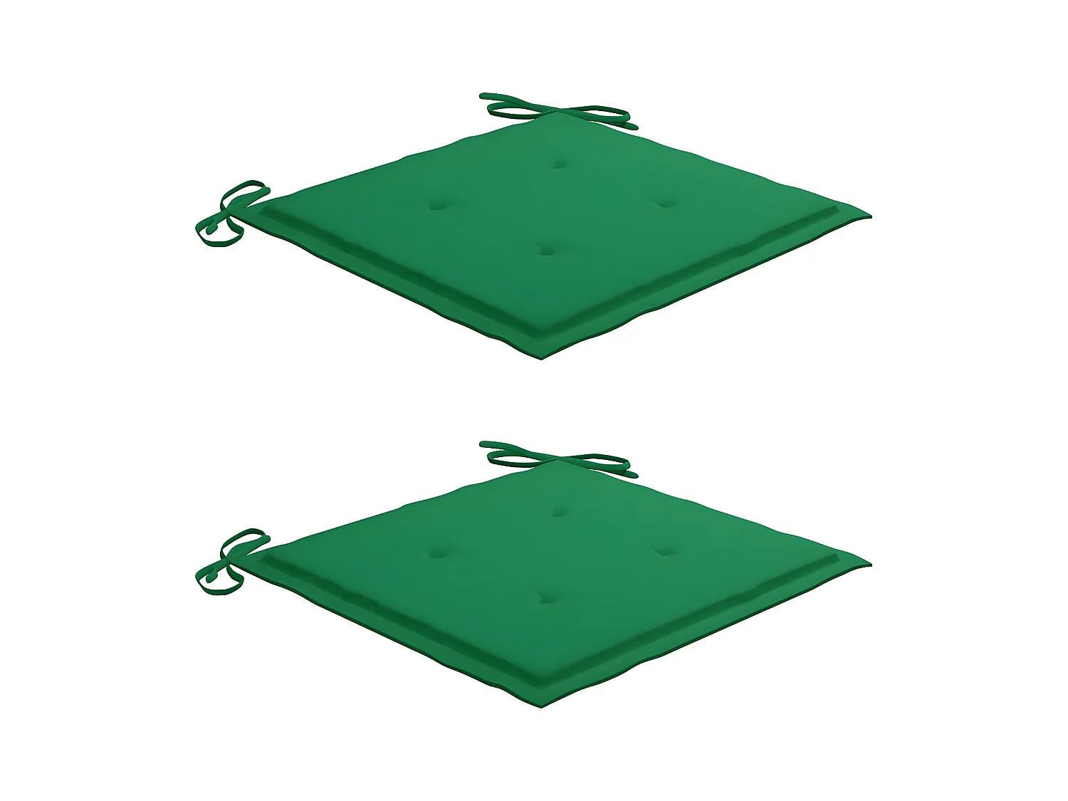 Chaises de jardin avec table à thé et coussins Acacia solide 3