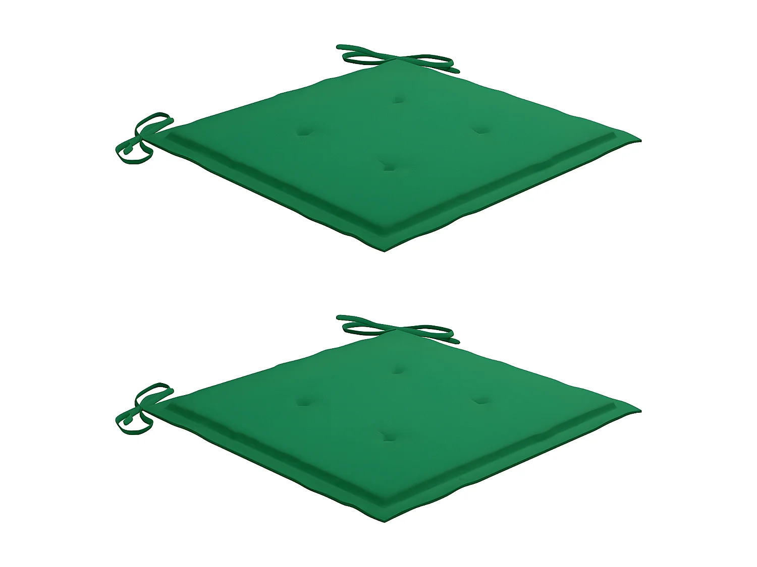 Chaises de jardin avec table à thé et coussins Acacia solide 3