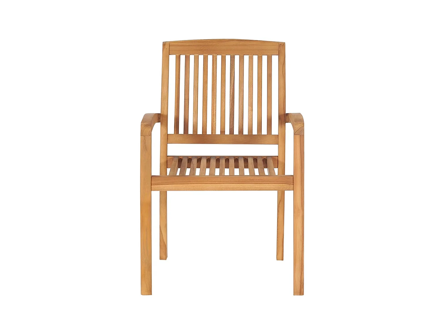 Ensemble de salle à manger de jardin 5 pcs Bois de teck massif 4
