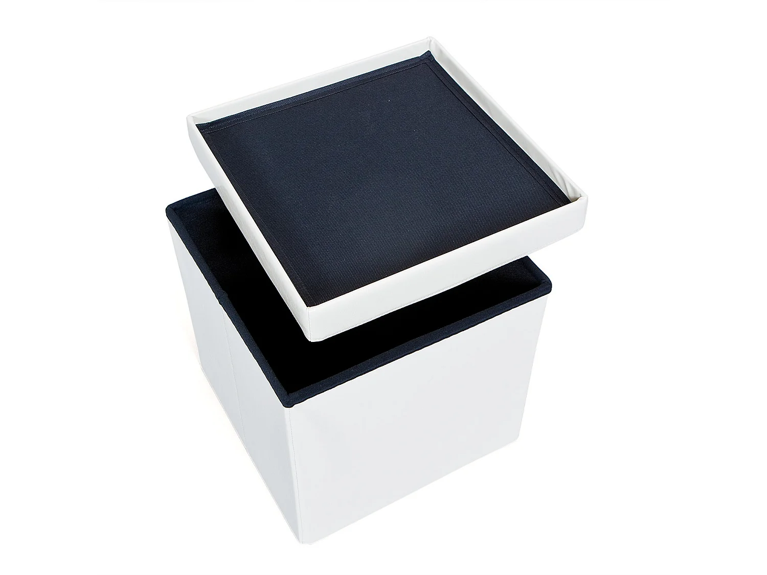 Boîte de Rangement Pliable "Basics" 38cm Blanc