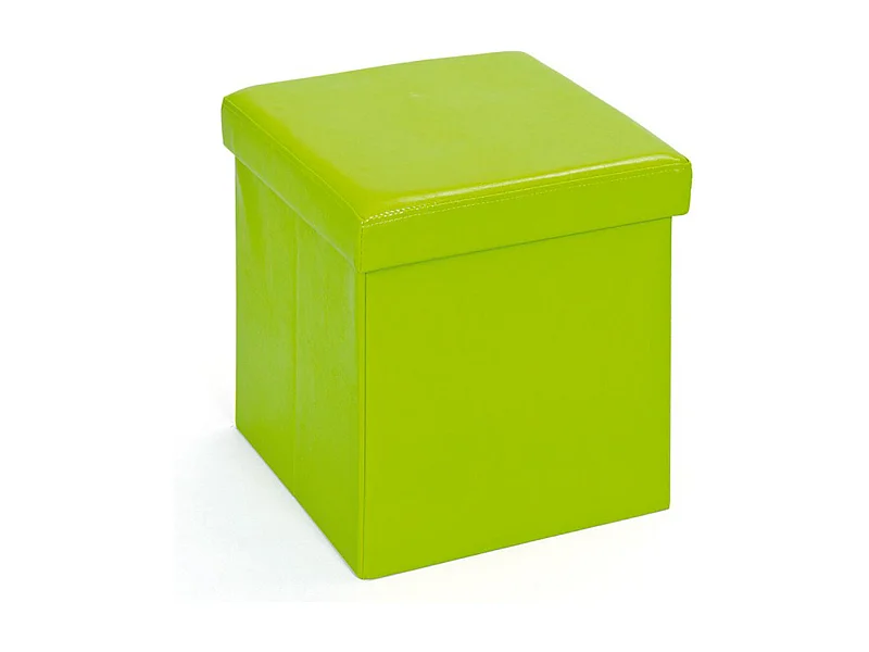 Santy groene opvouwbare opbergdoos van imitatieleer