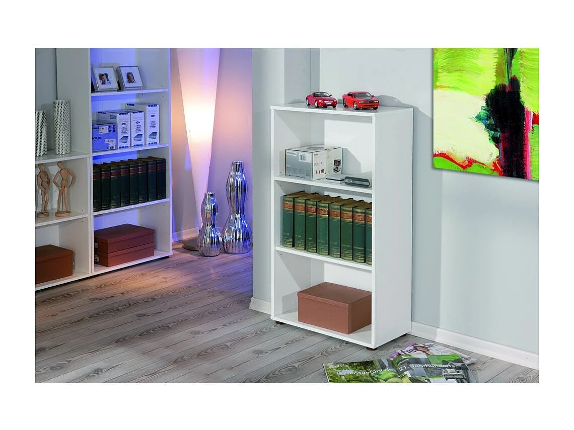 Étagère 3 Niveaux "Delnice" 110cm Blanc