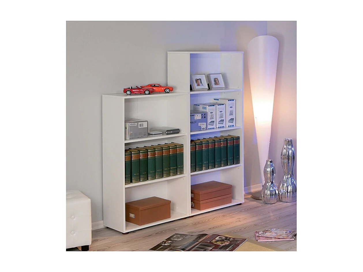 Étagère 3 Niveaux "Delnice" 110cm Blanc