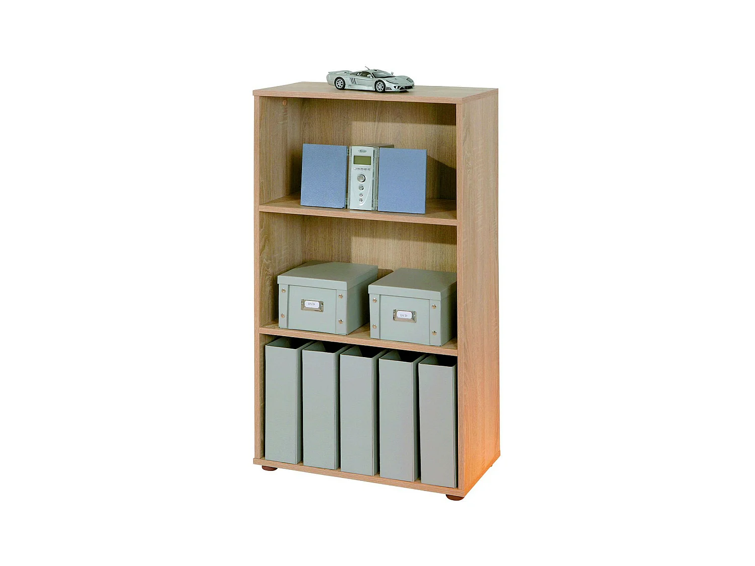 Étagère 3 Niveaux "Delnice" 110cm Chêne Sonoma