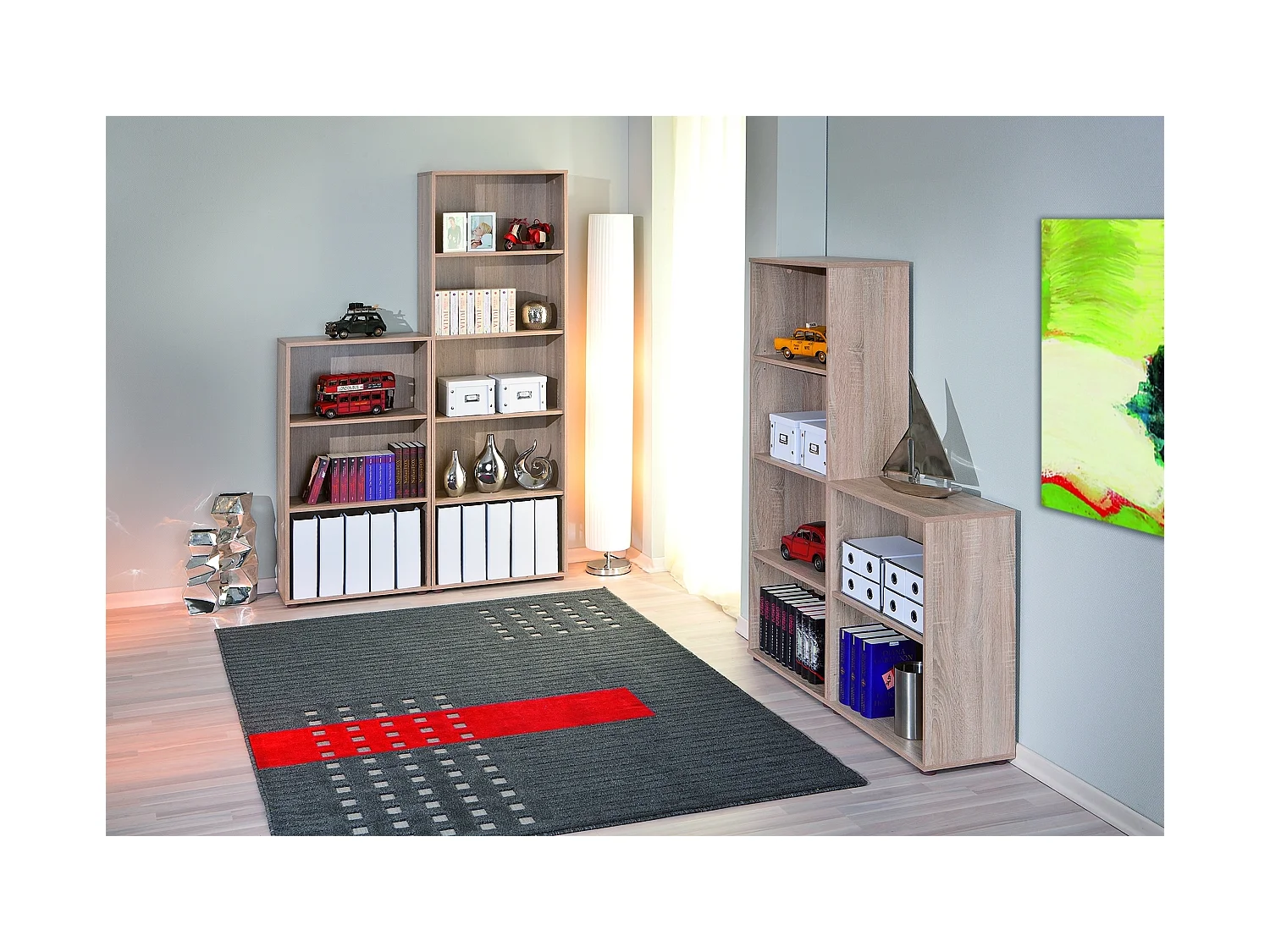 Étagère 3 Niveaux "Delnice" 110cm Chêne Sonoma