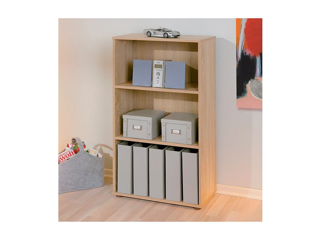 Étagère 3 Niveaux "Delnice" 110cm Chêne Sonoma