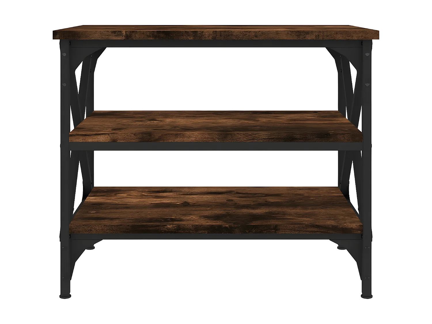 Table d'appoint Chêne fumé 55x38x45 Bois d'ingénierie