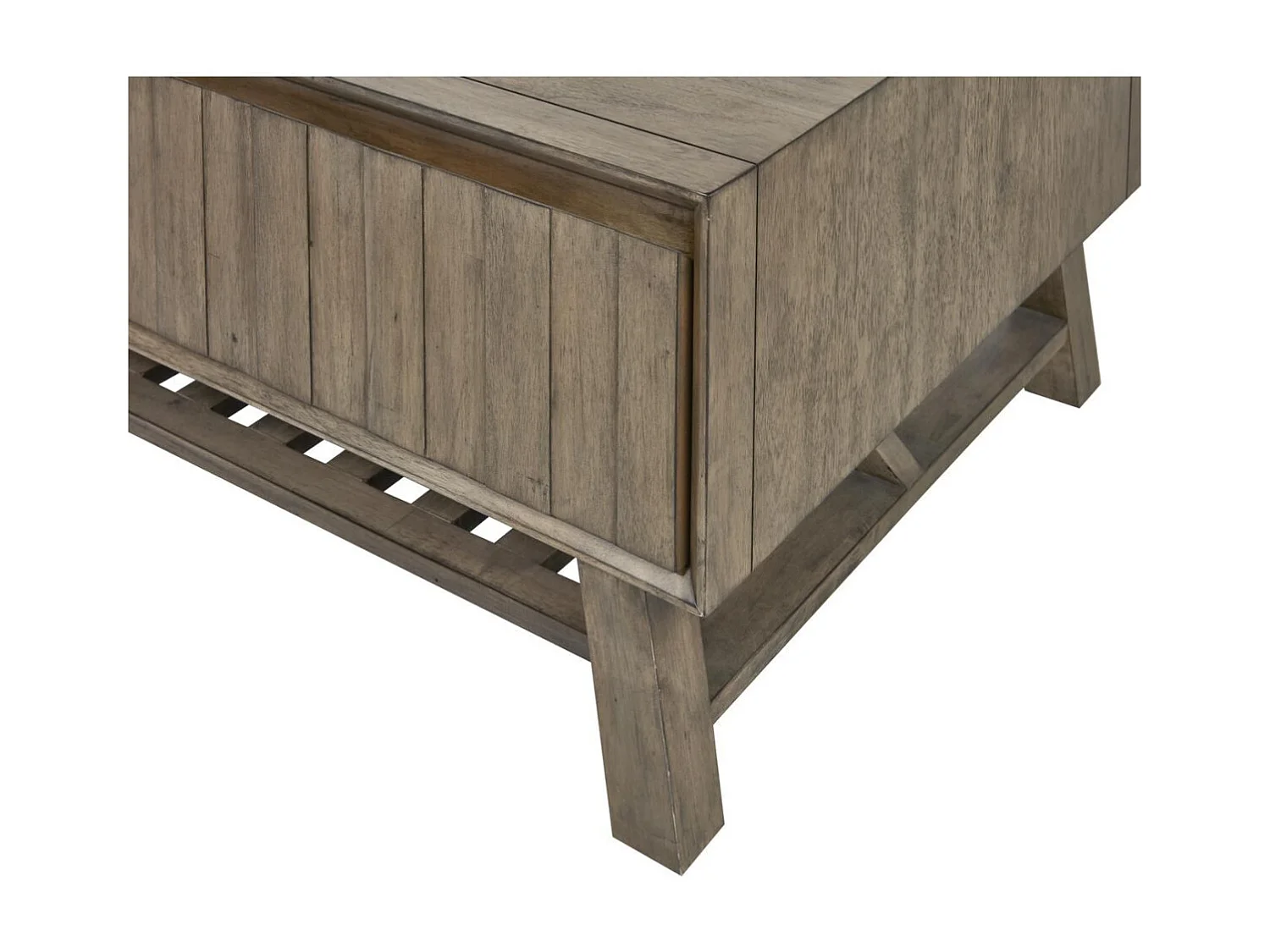 Table Basse 2 Tiroirs "Mirano" 120cm Marron