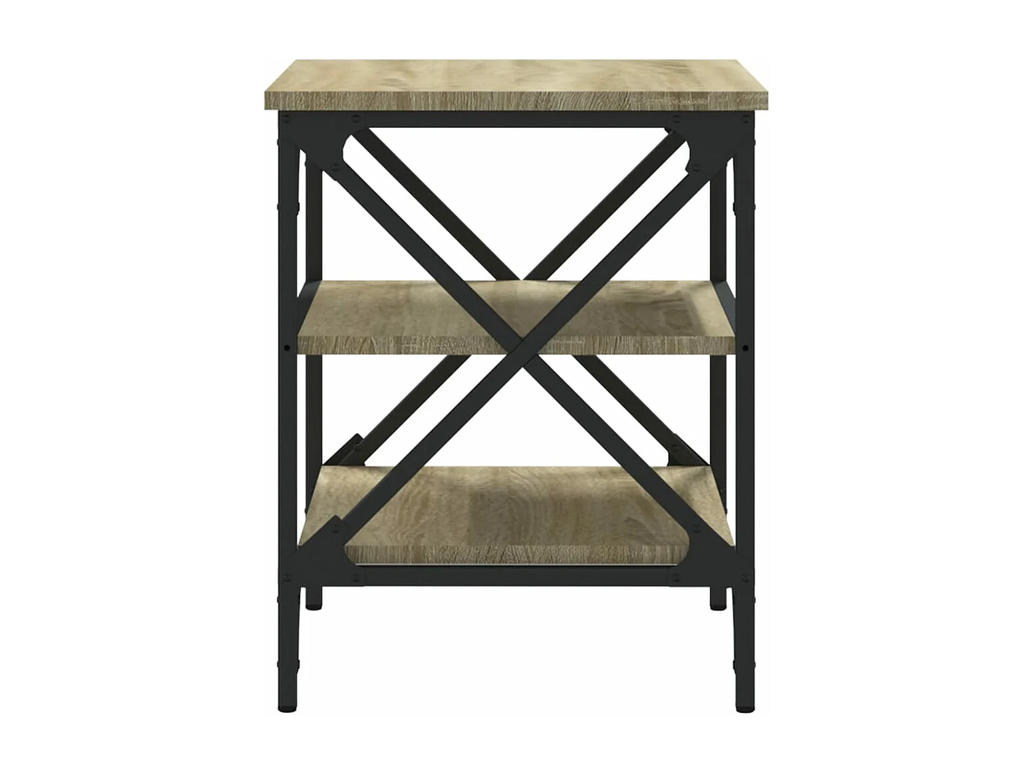 Tables d'appoint 2 pcs Chêne sonoma 40x42x50 Bois ingénierie