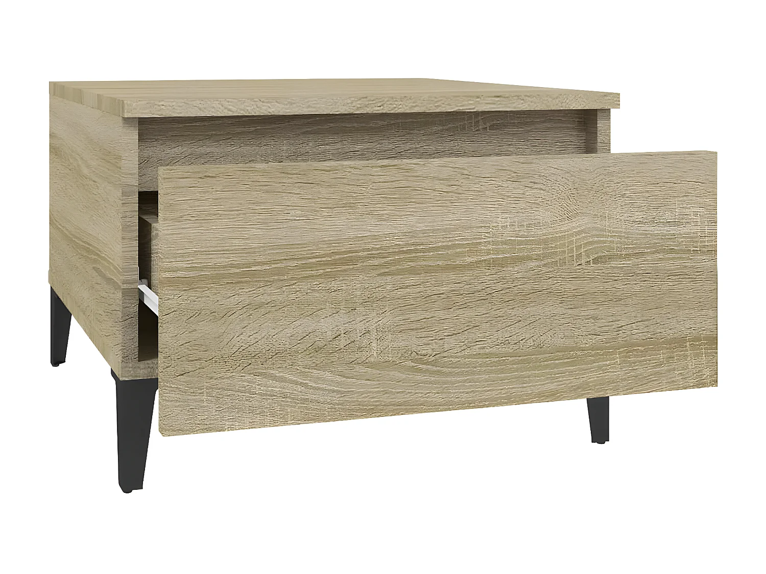 Table d'appoint Chêne sonoma 50x46x35 Bois d'ingénierie