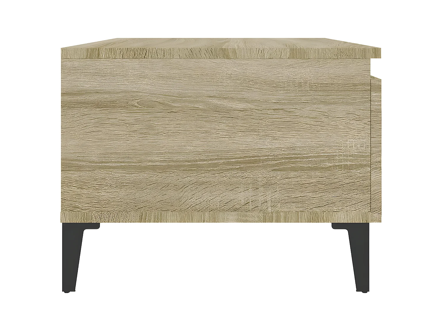 vidaXL Mesa auxiliar madera contrachapada roble Sonoma 50x46x35 cm Marrón