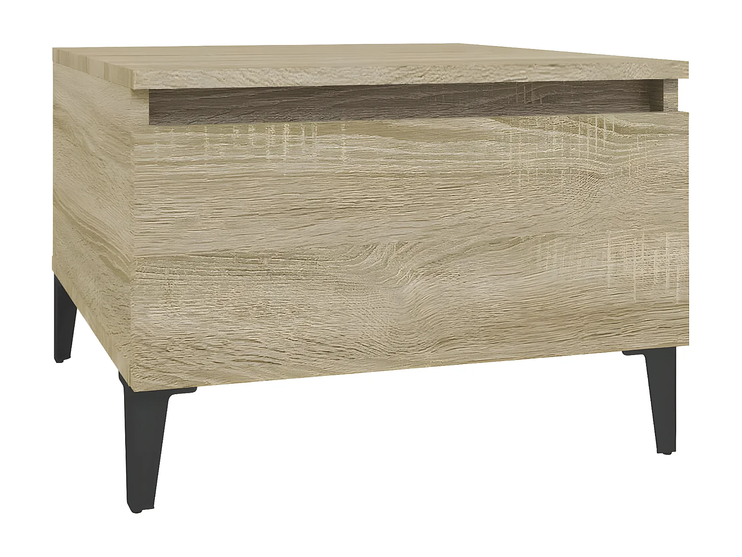 Table d'appoint Chêne sonoma 50x46x35 Bois d'ingénierie