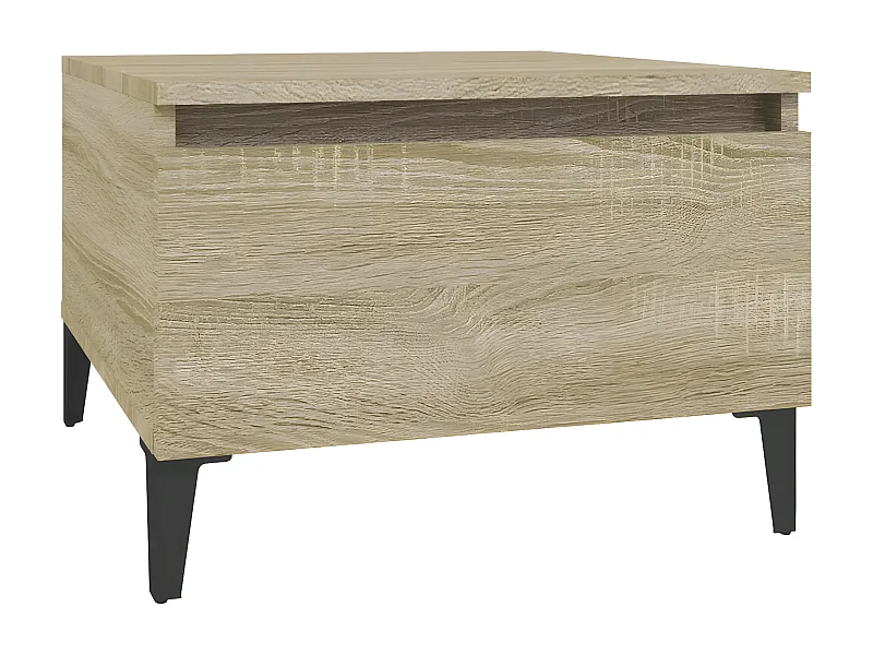 Table d'appoint Chêne sonoma 50x46x35 Bois d'ingénierie