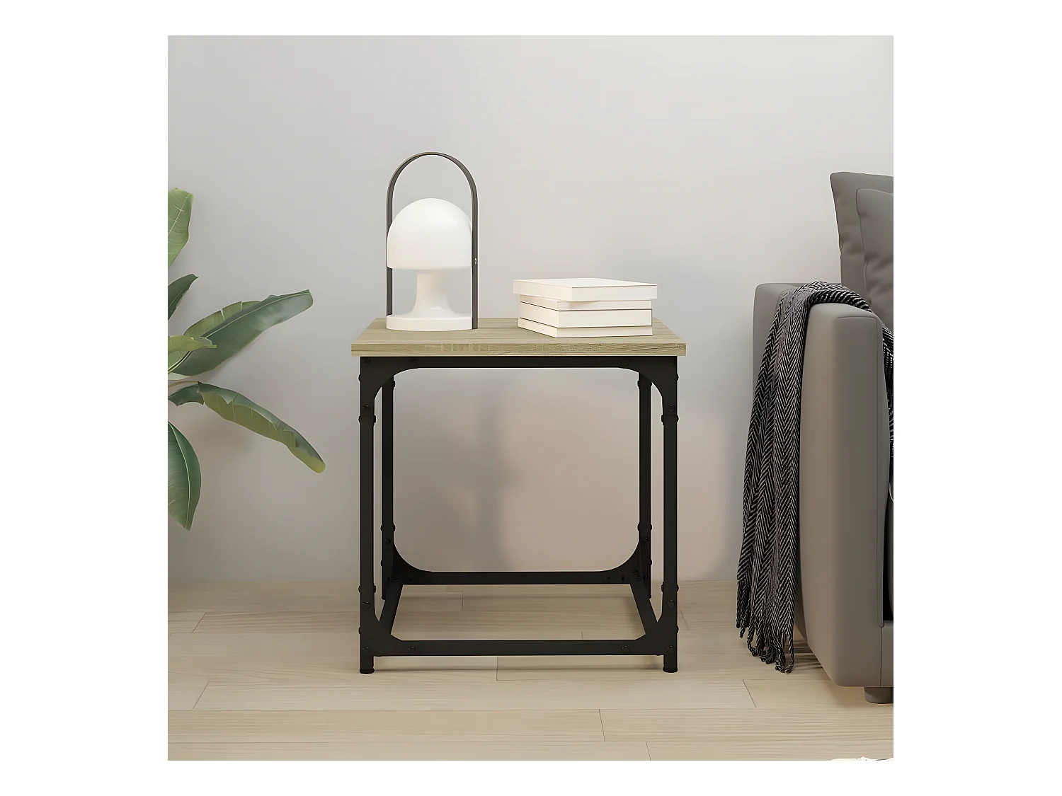 Table d'appoint Chêne sonoma 40x40x40 Bois d'ingénierie