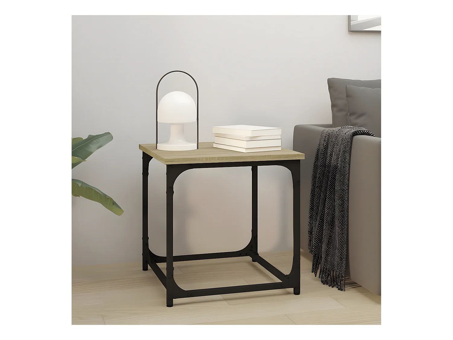Table d'appoint Chêne sonoma 40x40x40 Bois d'ingénierie