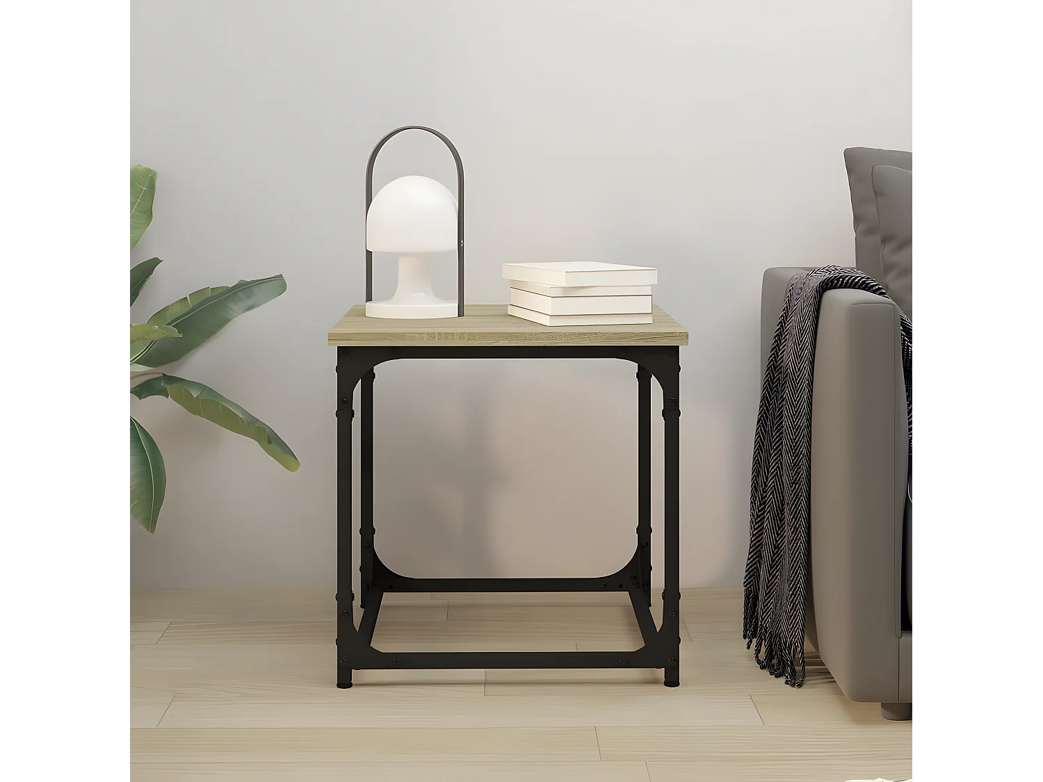 Table d'appoint Chêne sonoma 40x40x40 Bois d'ingénierie