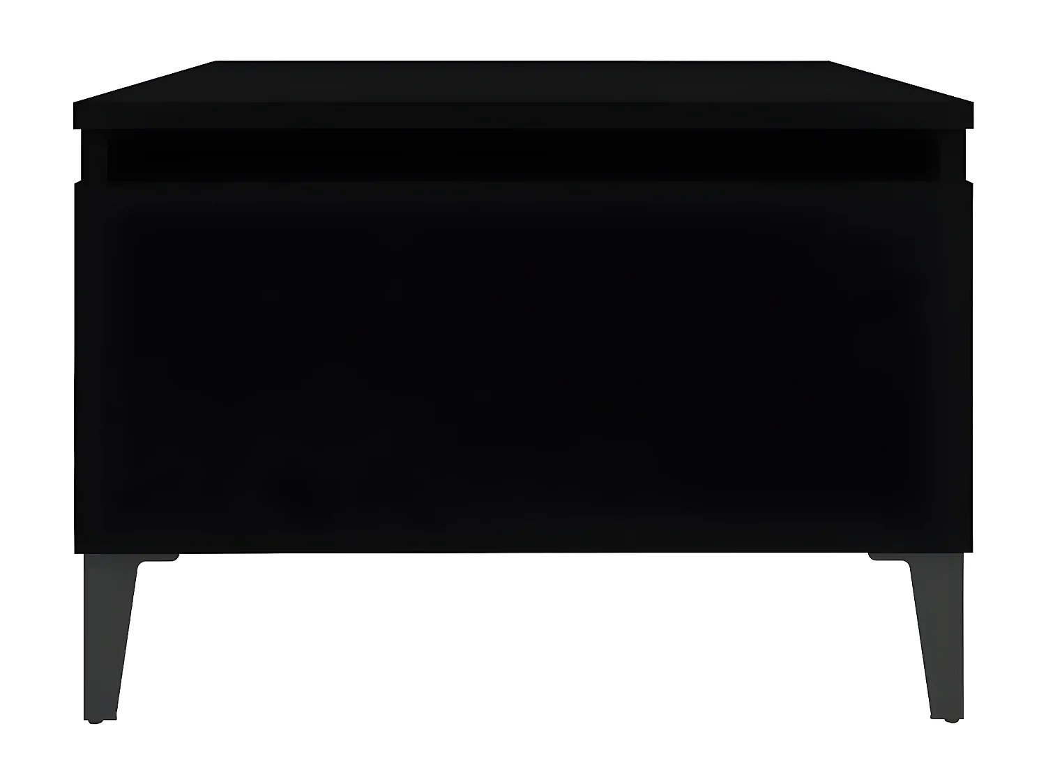 Table d'appoint Noir 50x46x35 Bois d'ingénierie