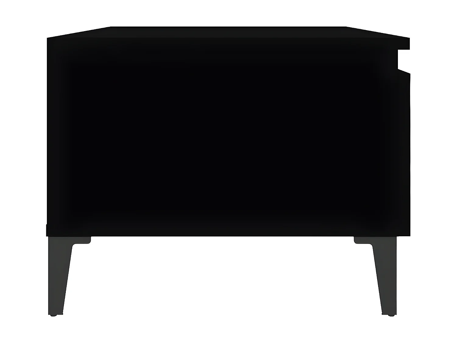 Table d'appoint Noir 50x46x35 Bois d'ingénierie