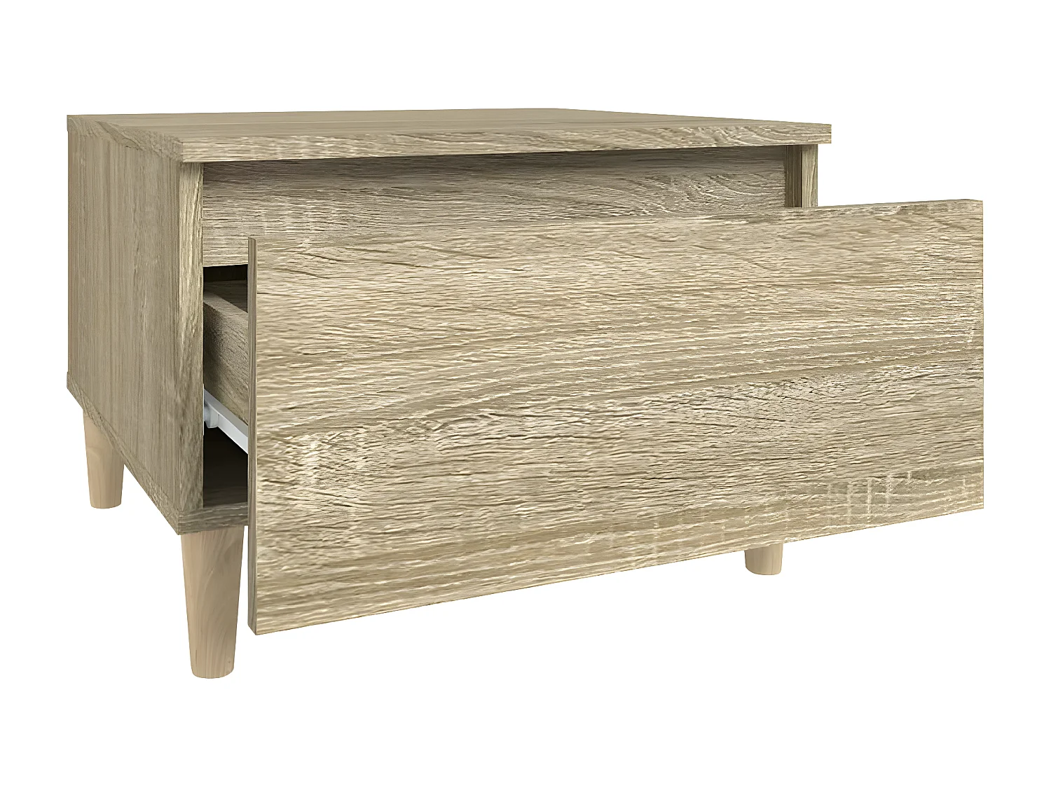 Tables d'appoint 2 pcs Chêne sonoma 50x46x35 Bois ingénierie