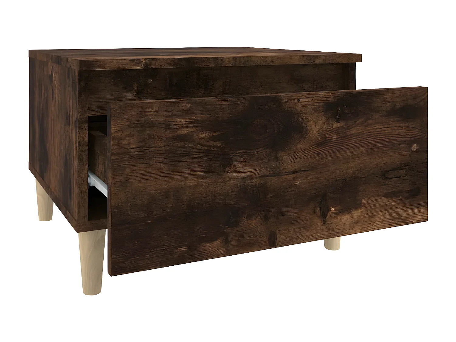 Tables d'appoint 2 pcs Chêne fumé 50x46x35 Bois ingénierie