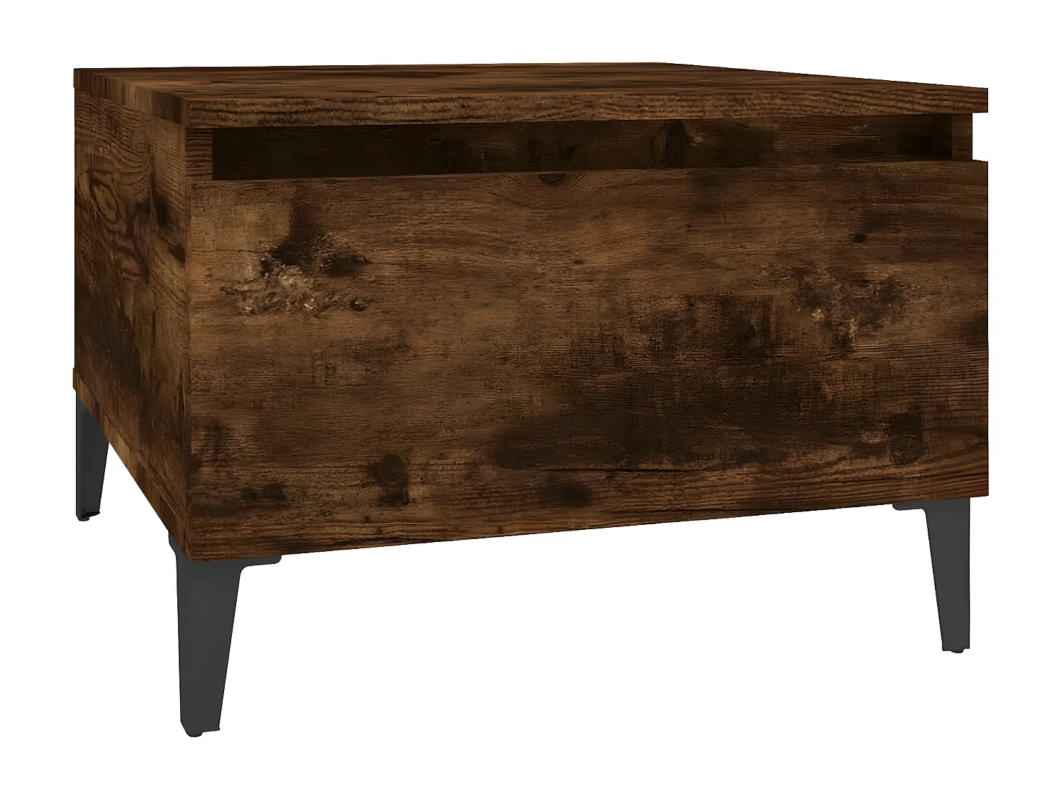 Table d'appoint Chêne fumé 50x46x35 Bois d'ingénierie