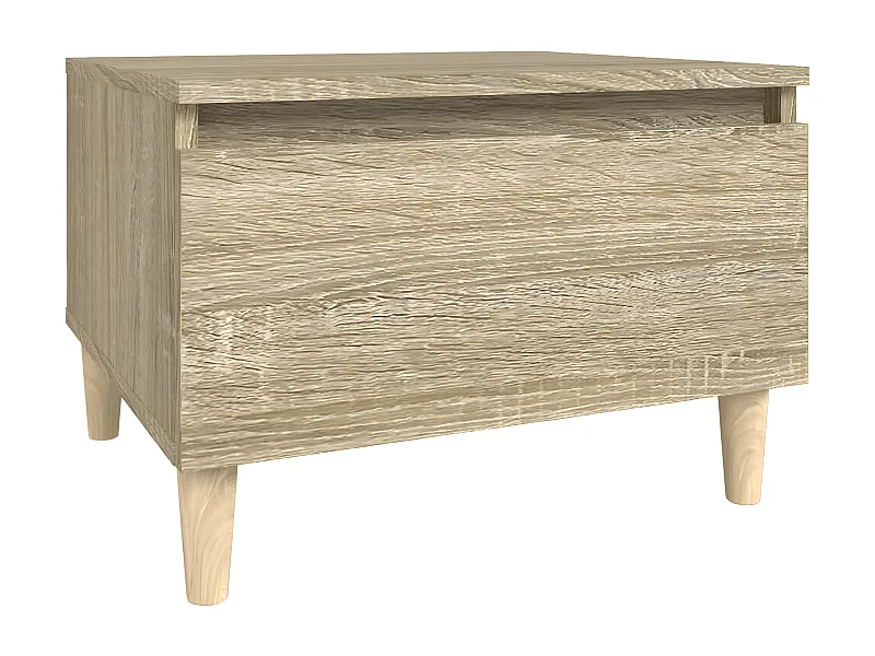 Table d'appoint Chêne sonoma 50x46x35 Bois d'ingénierie