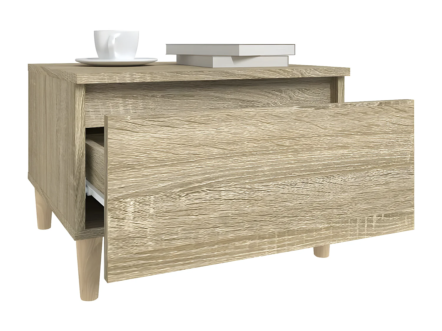 Table d'appoint Chêne sonoma 50x46x35 Bois d'ingénierie