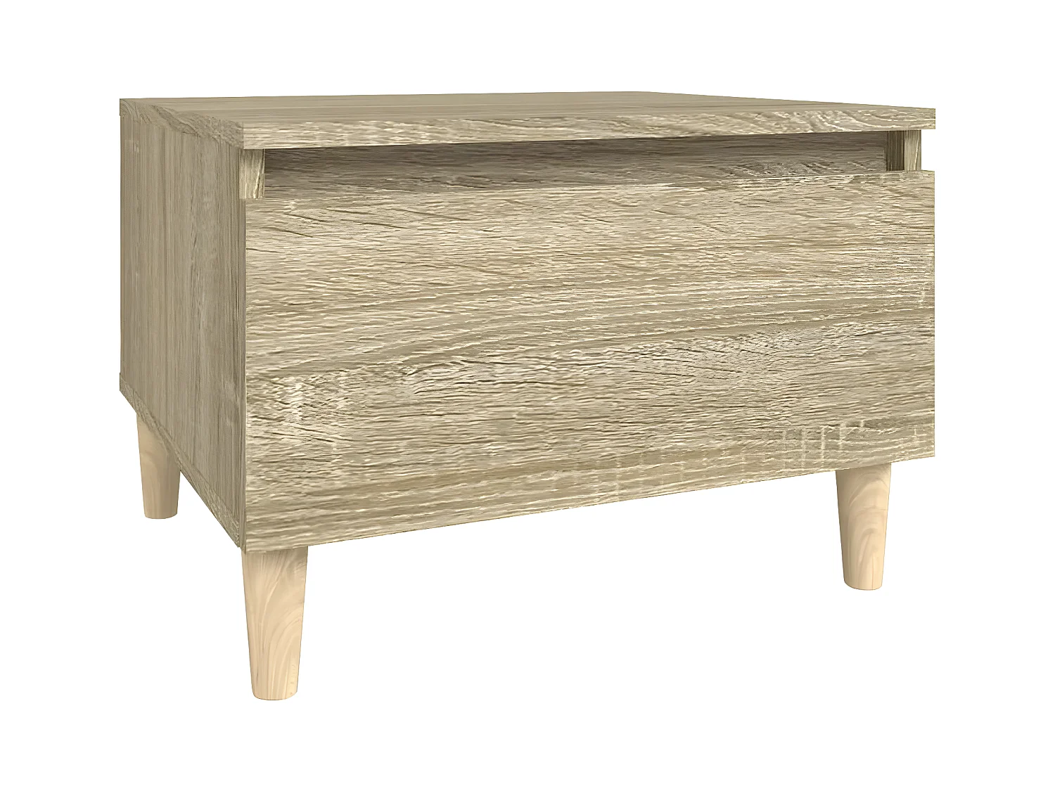 Table d'appoint Chêne sonoma 50x46x35 Bois d'ingénierie