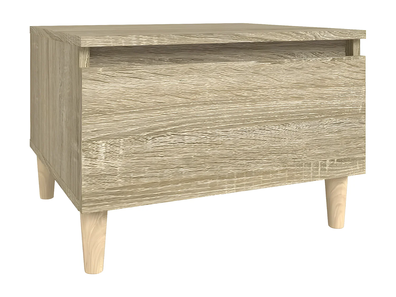 Table d'appoint Chêne sonoma 50x46x35 Bois d'ingénierie
