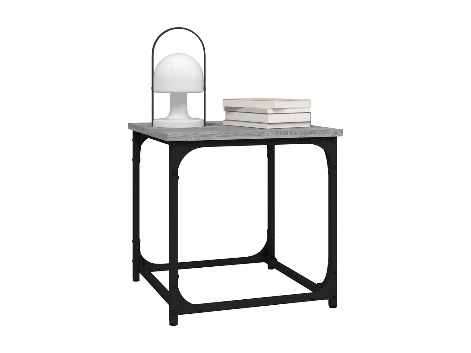 Table d'appoint Sonoma gris 40x40x40 Bois d'ingénierie