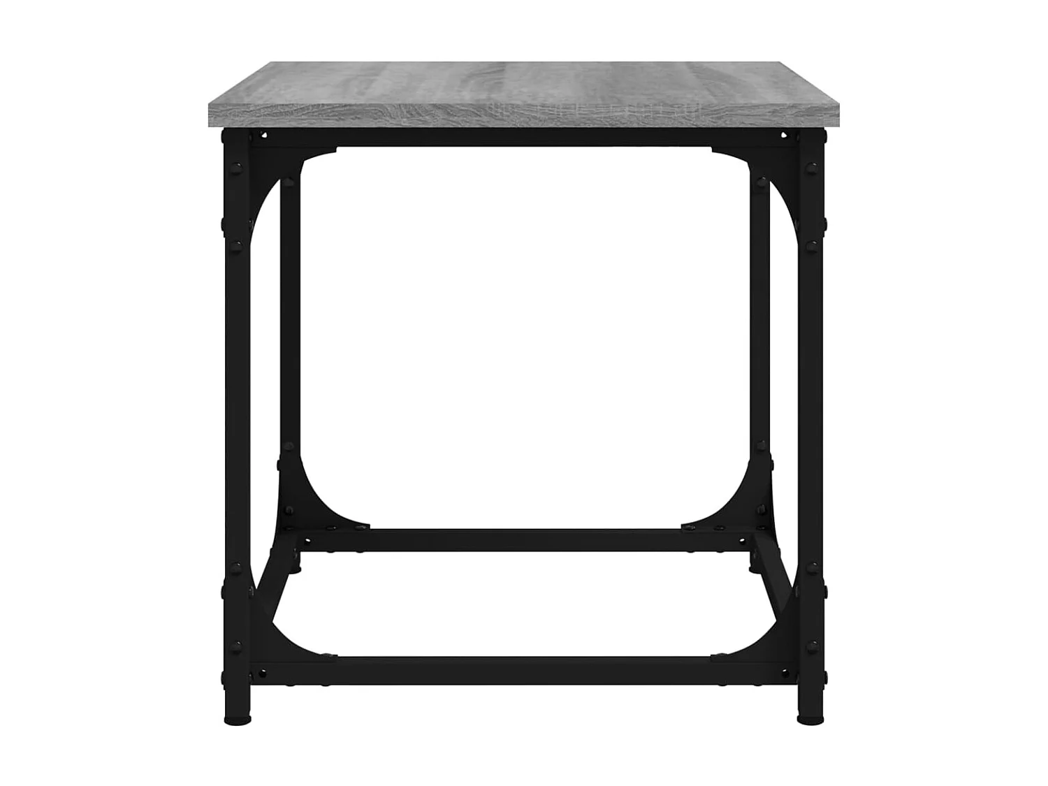 Table d'appoint Sonoma gris 40x40x40 Bois d'ingénierie