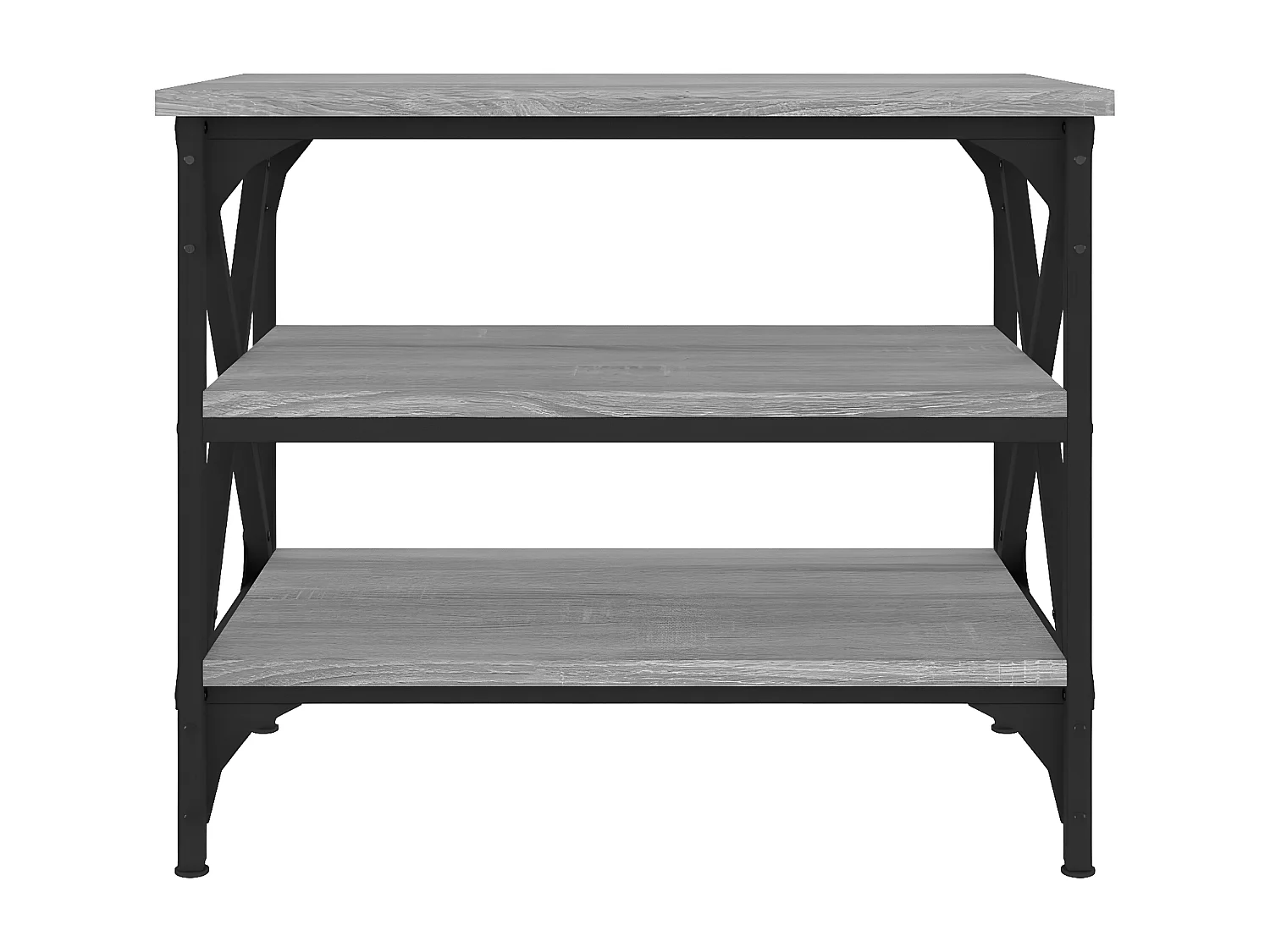 Table d'appoint Sonoma gris 55x38x45 Bois d'ingénierie