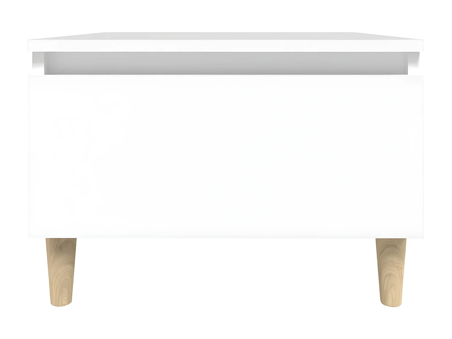 Tables d'appoint 2 pcs Blanc 50x46x35 Bois d'ingénierie