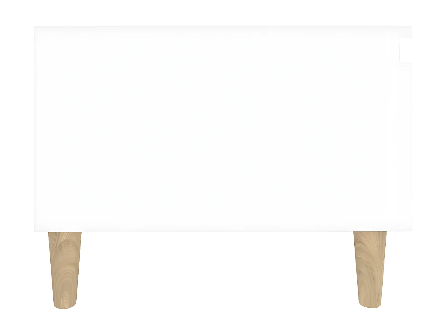 Tables d'appoint 2 pcs Blanc 50x46x35 Bois d'ingénierie