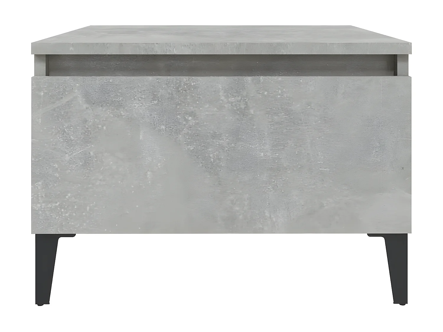 Table d'appoint Gris béton 50x46x35 Bois d'ingénierie