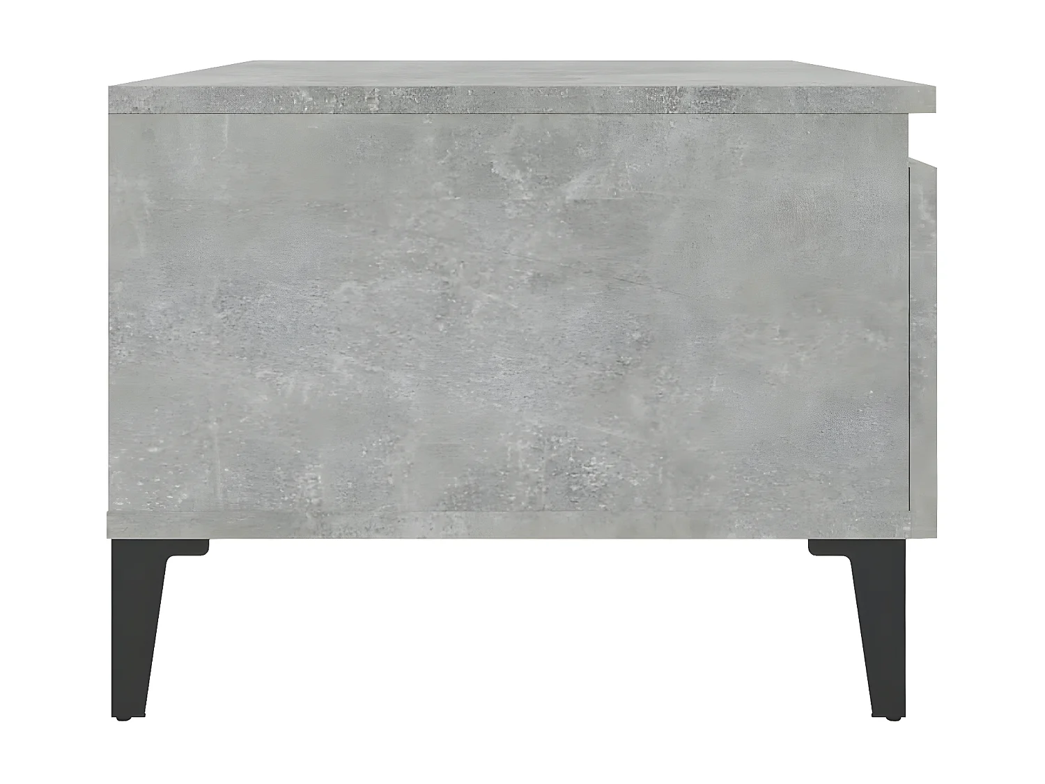 Table d'appoint Gris béton 50x46x35 Bois d'ingénierie