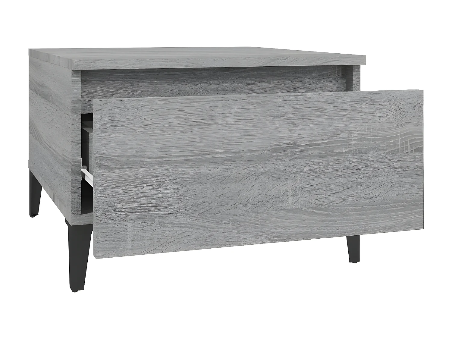 Table d'appoint Sonoma gris 50x46x35 Bois d'ingénierie