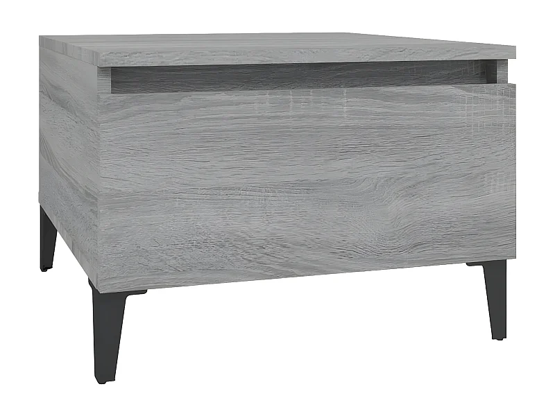 Table d'appoint Sonoma gris 50x46x35 Bois d'ingénierie