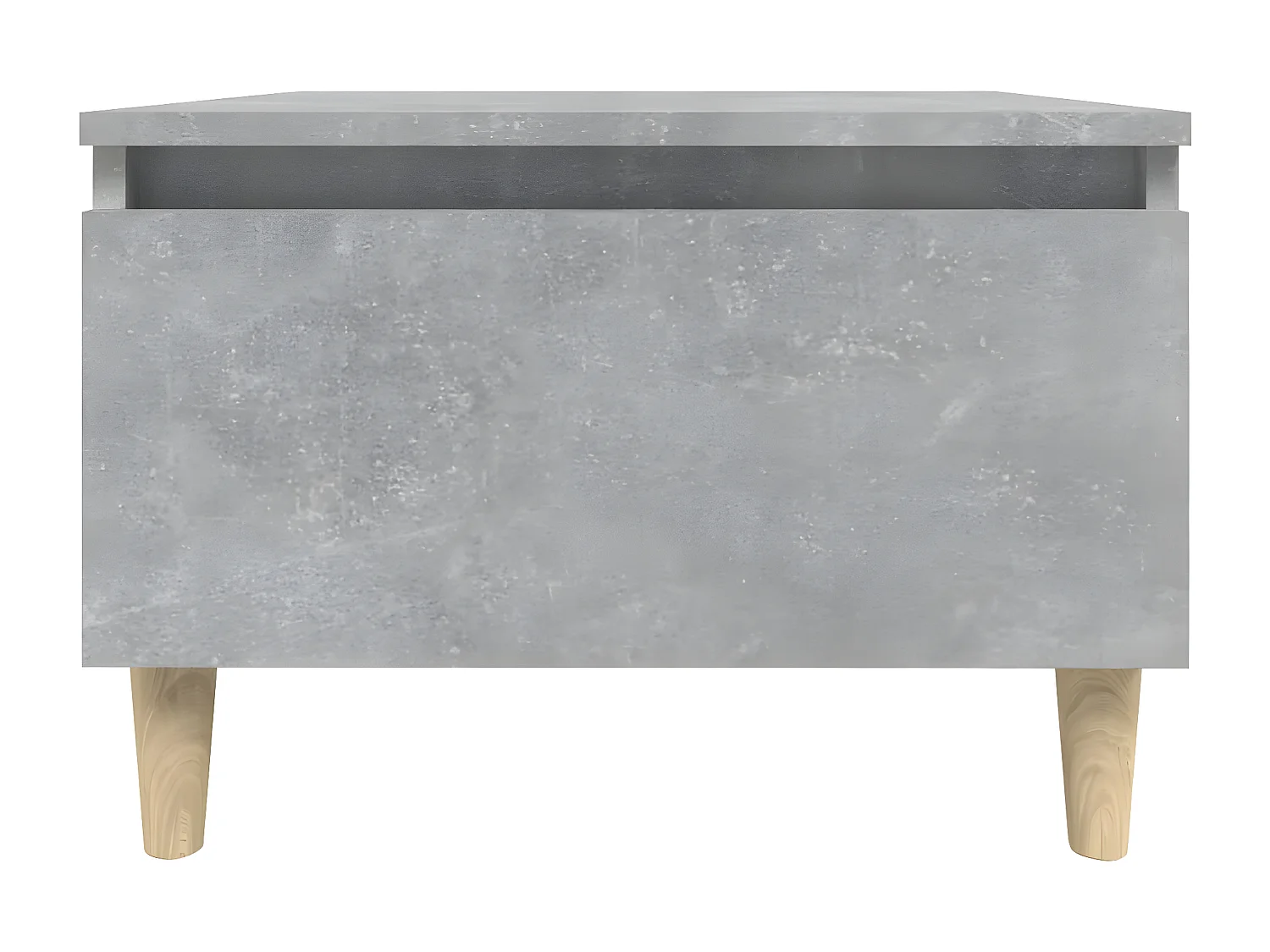 Tables d'appoint 2 pcs Gris béton 50x46x35 Bois d'ingénierie