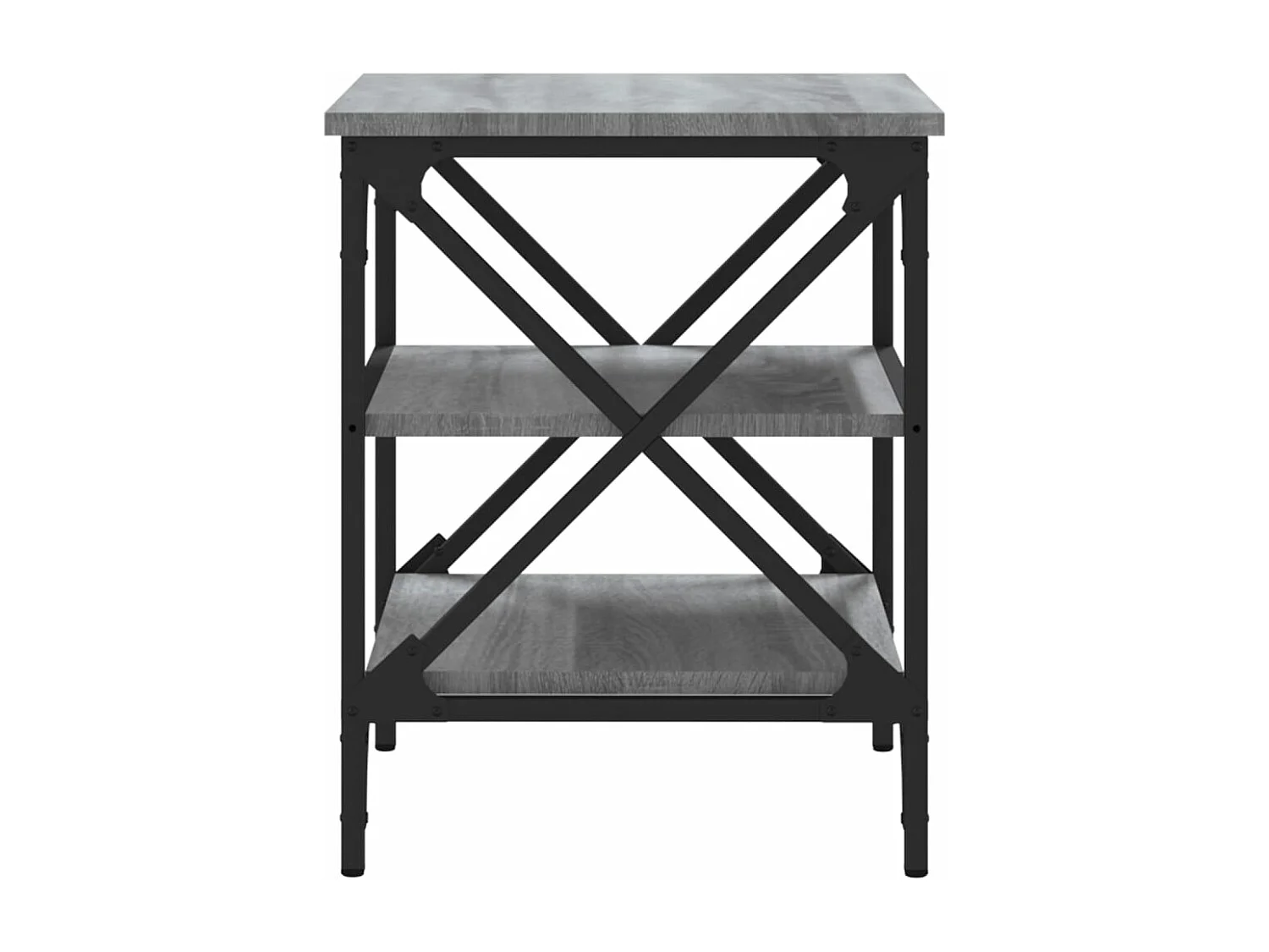 Tables d'appoint 2 pcs Sonoma gris 40x42x50 Bois ingénierie