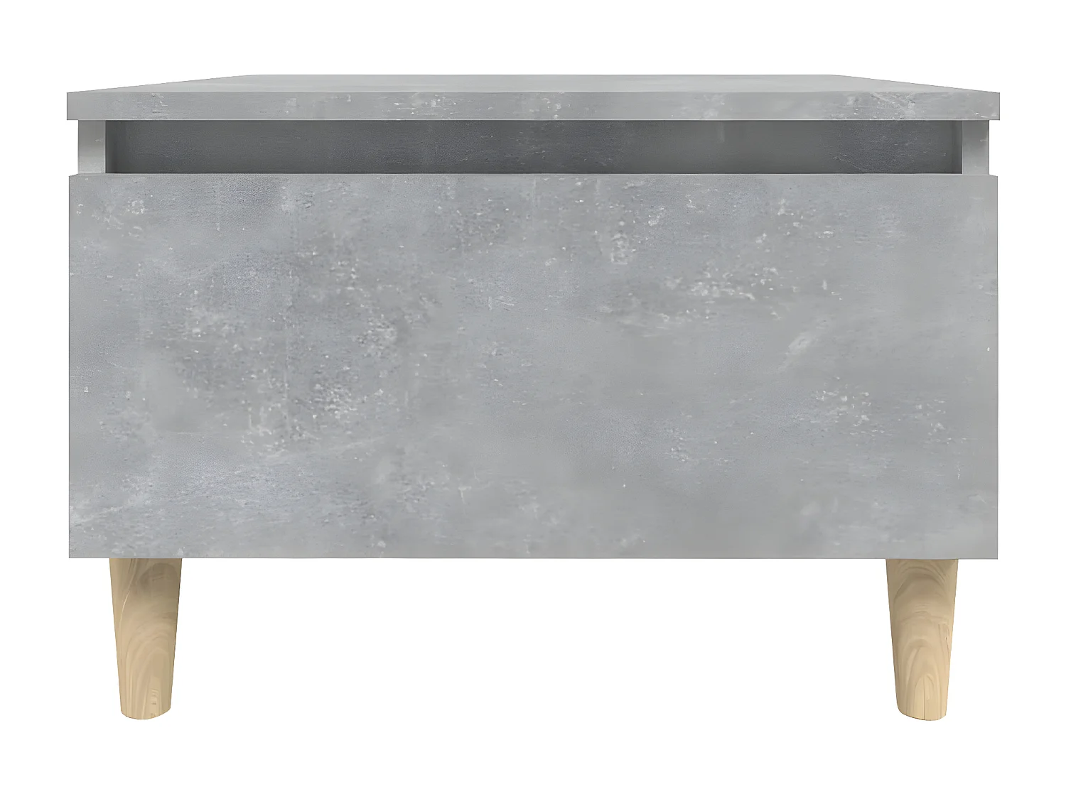 Table d'appoint Gris béton 50x46x35 Bois d'ingénierie