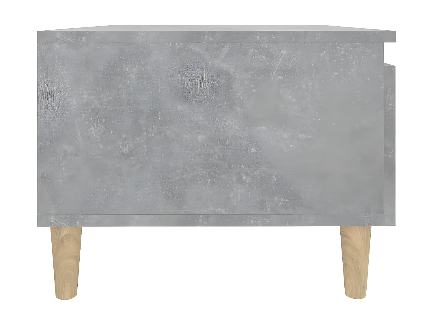 Table d'appoint Gris béton 50x46x35 Bois d'ingénierie