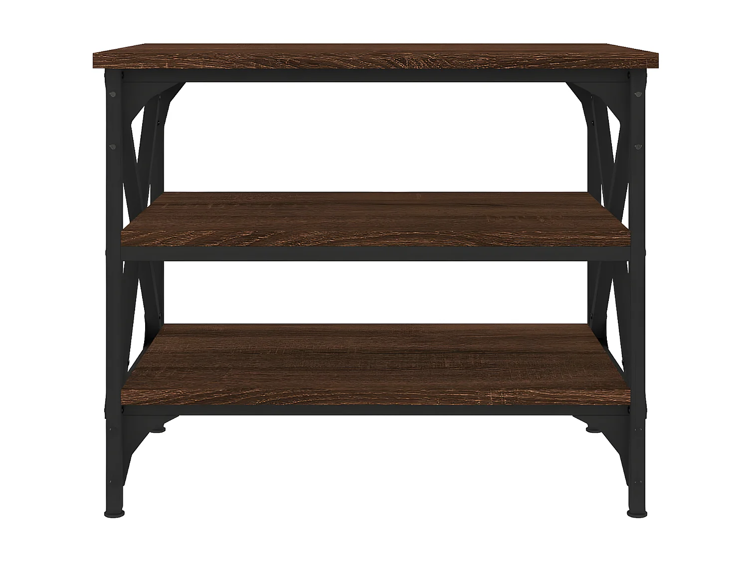 Table d'appoint Chêne marron 55x38x45 Bois d'ingénierie