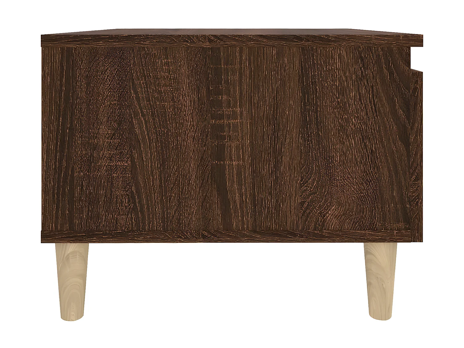 Table d'appoint Chêne marron 50x46x35 Bois d'ingénierie