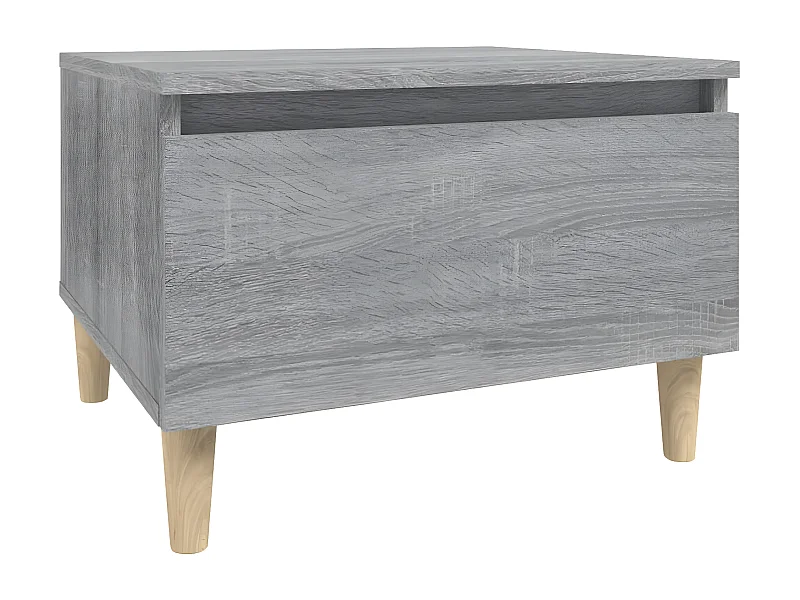 Table d'appoint Sonoma gris 50x46x35 Bois d'ingénierie