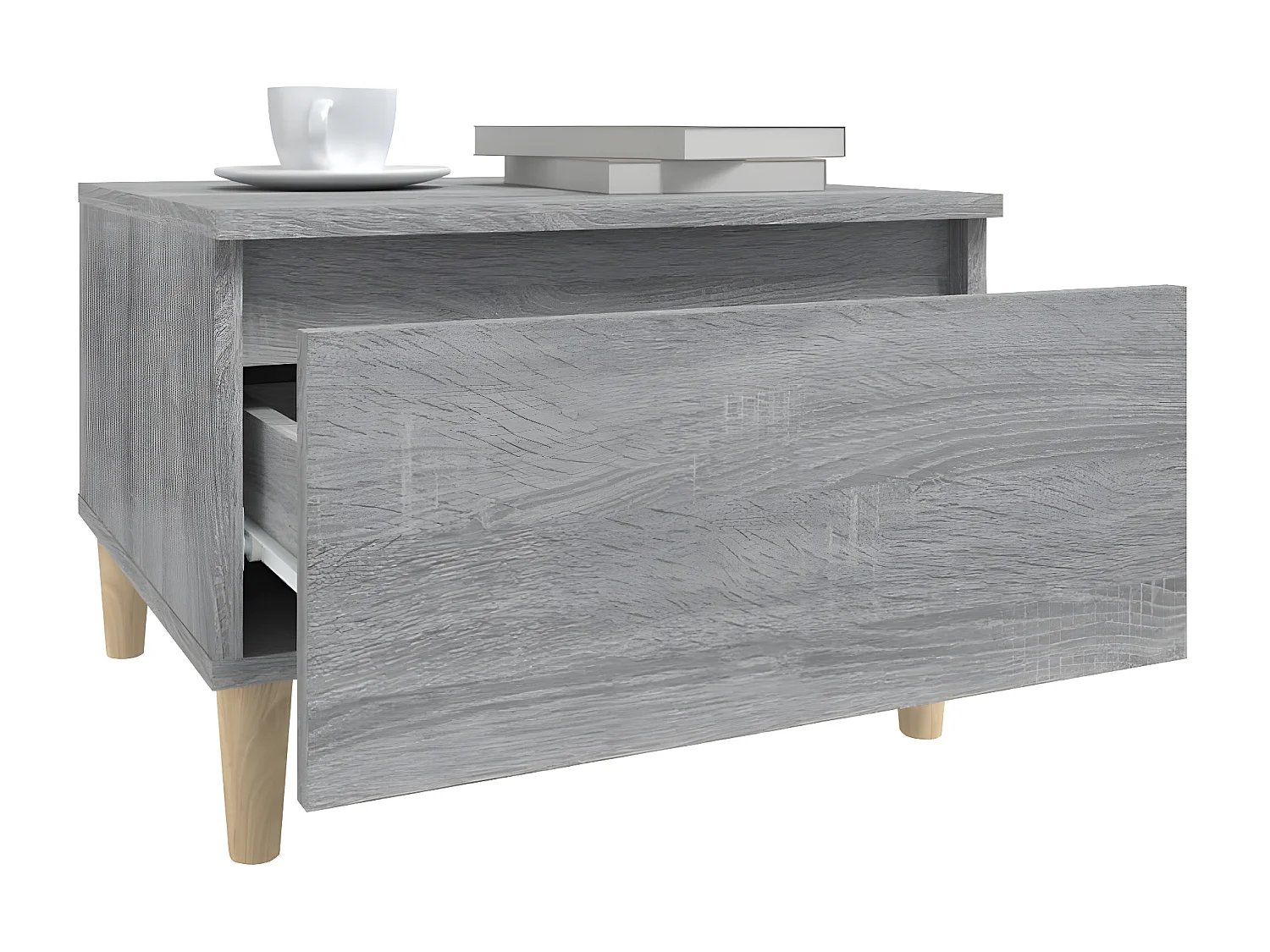 Table d'appoint Sonoma gris 50x46x35 Bois d'ingénierie