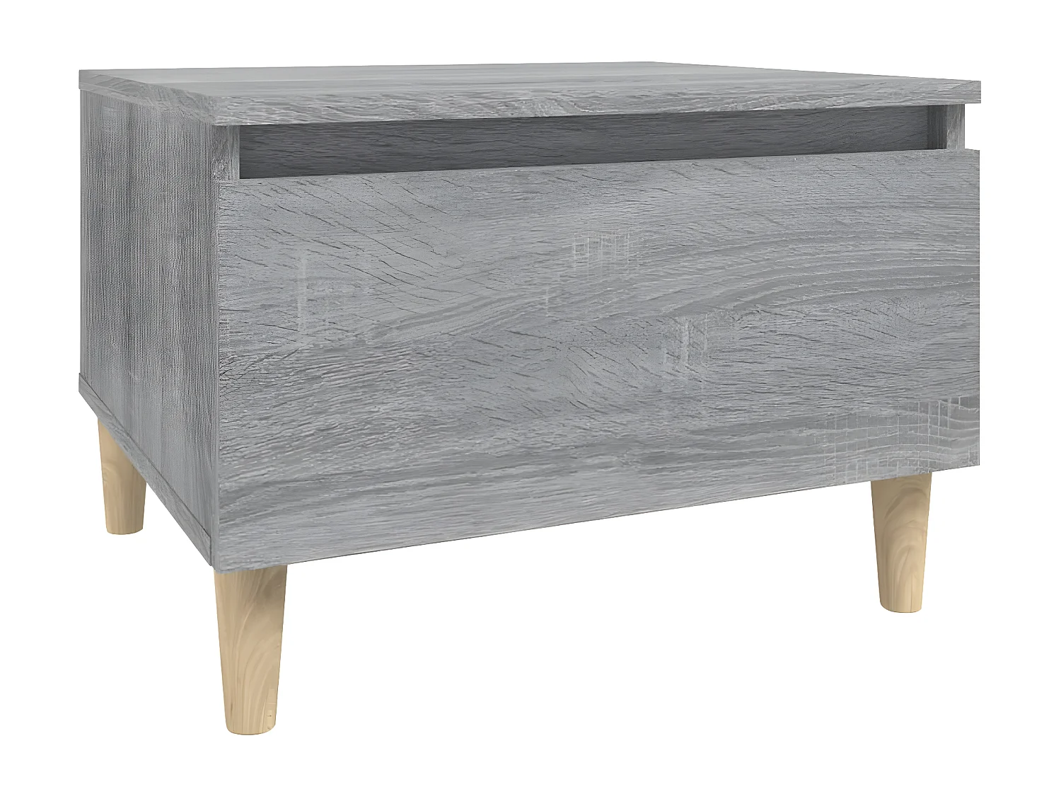 Table d'appoint Sonoma gris 50x46x35 Bois d'ingénierie